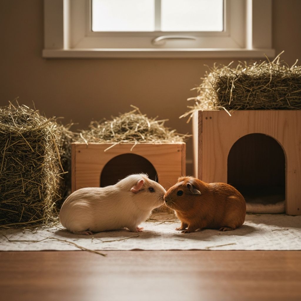 How to set up a calm arrival day with new guinea pigs