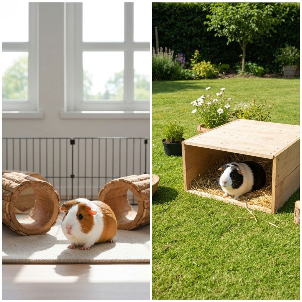 Indoor vs outdoor guinea pigs in the UK